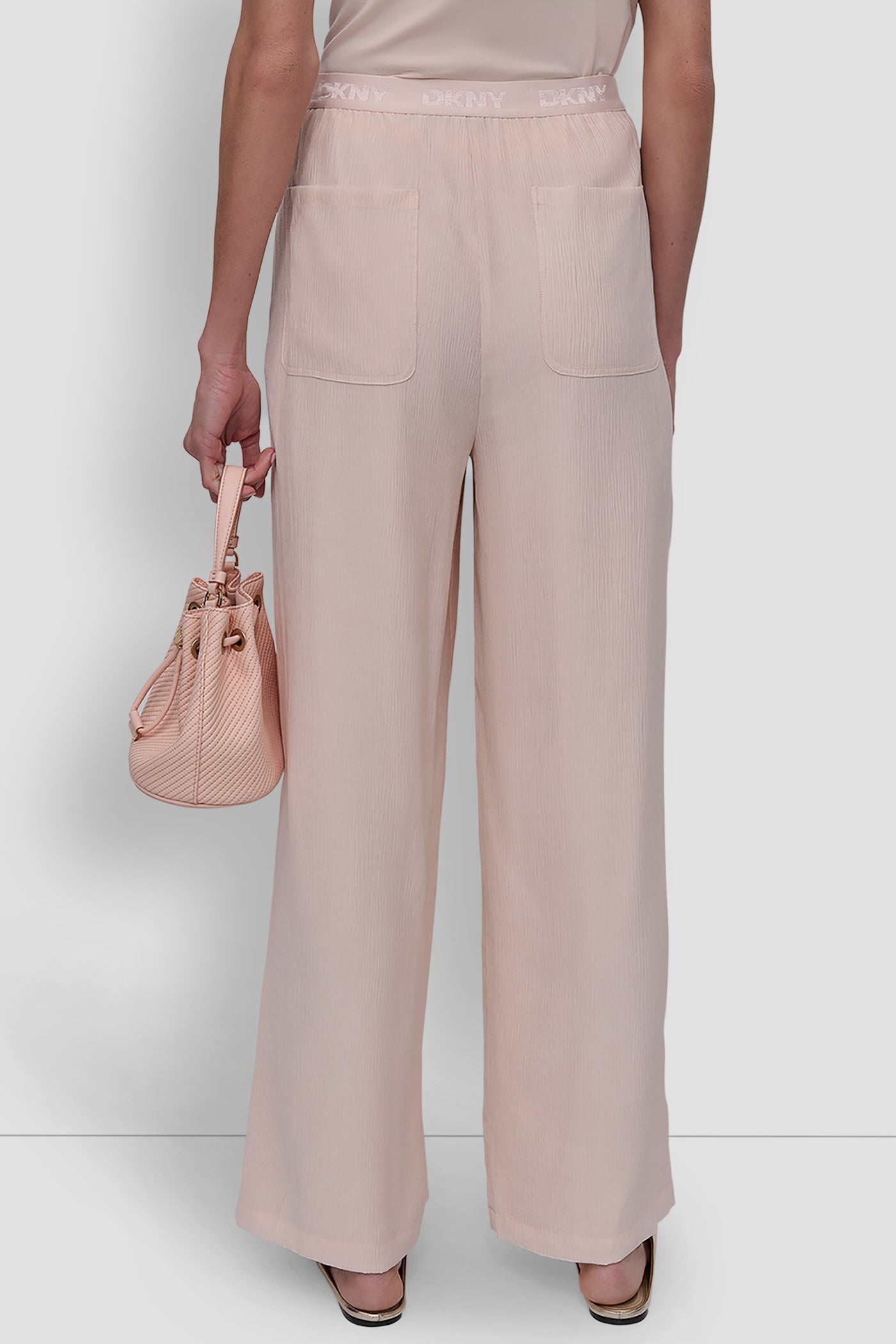 WIDE LEG PANT WITH LOGO