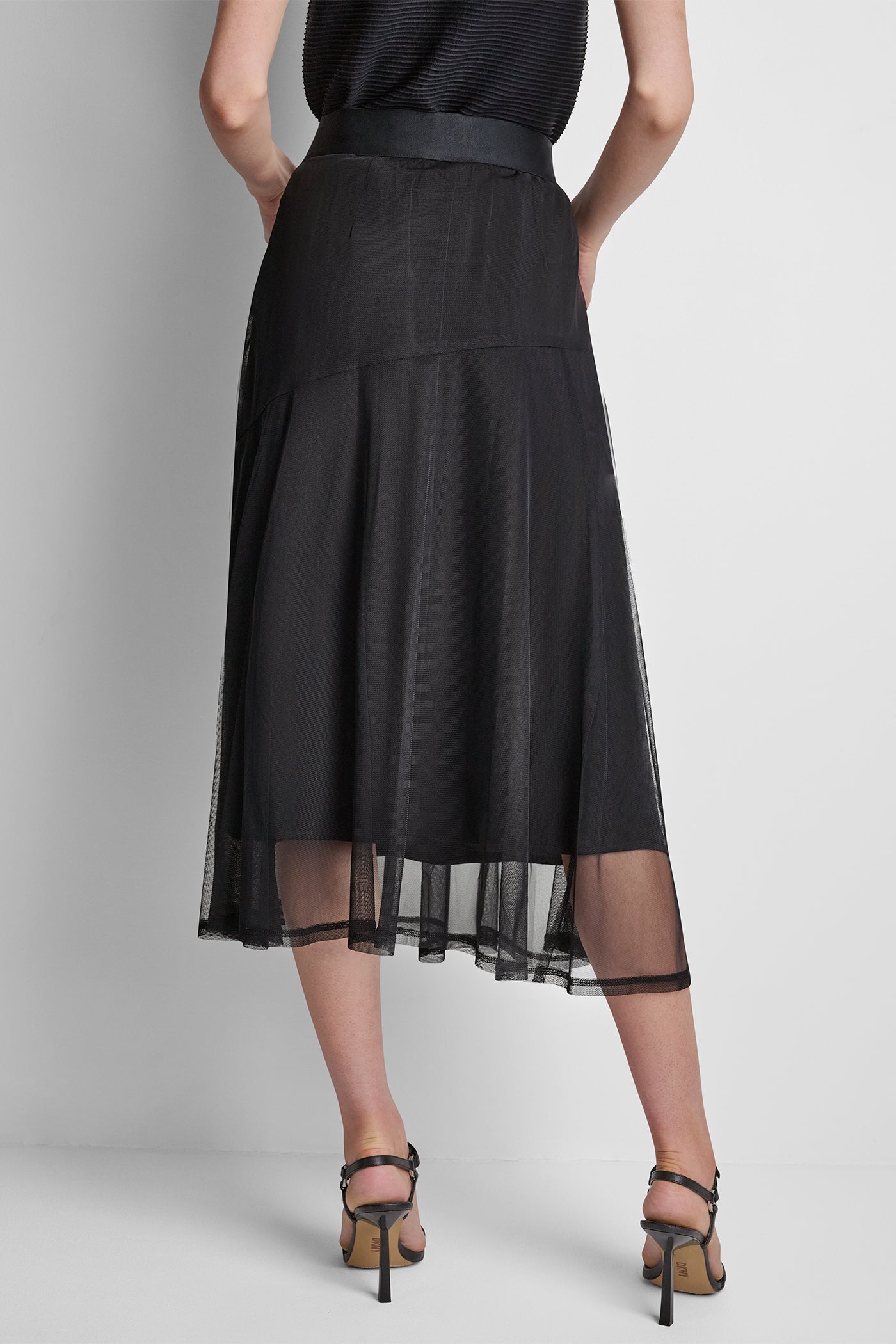 LAYERED MESH SKIRT