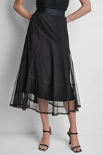 LAYERED MESH SKIRT