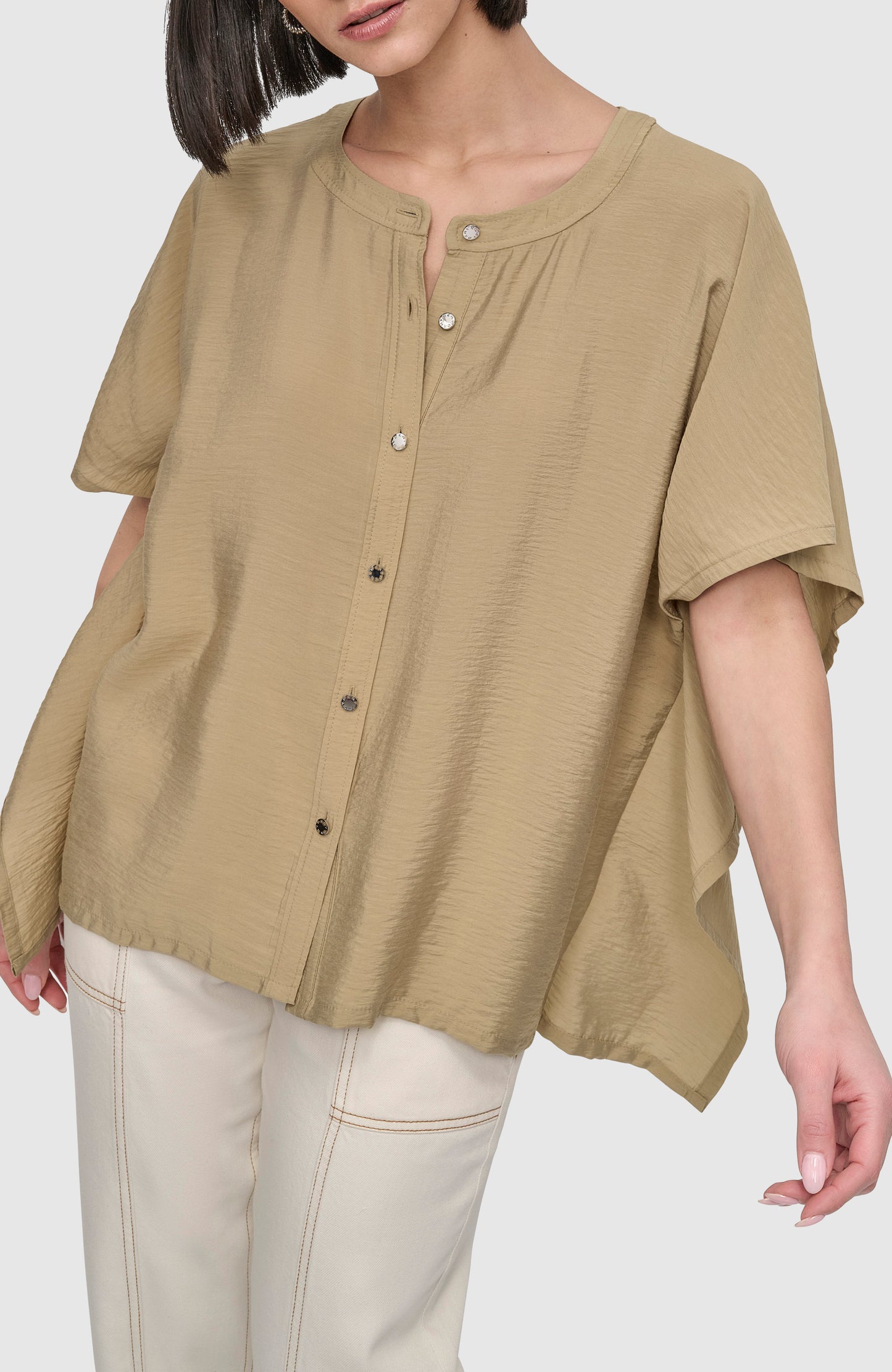 FLOWY RUMPLED VOILE