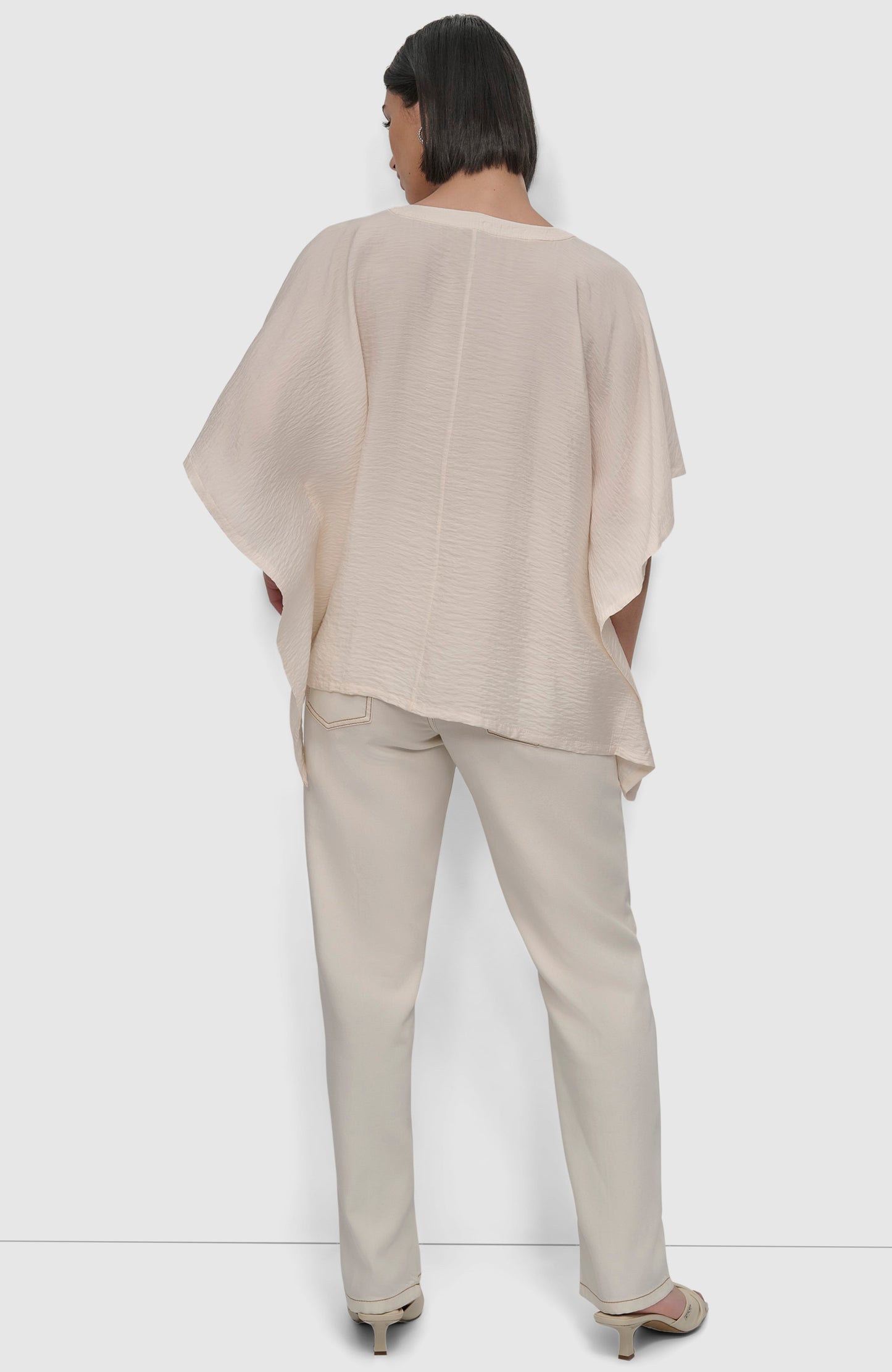 FLOWY RUMPLED VOILE