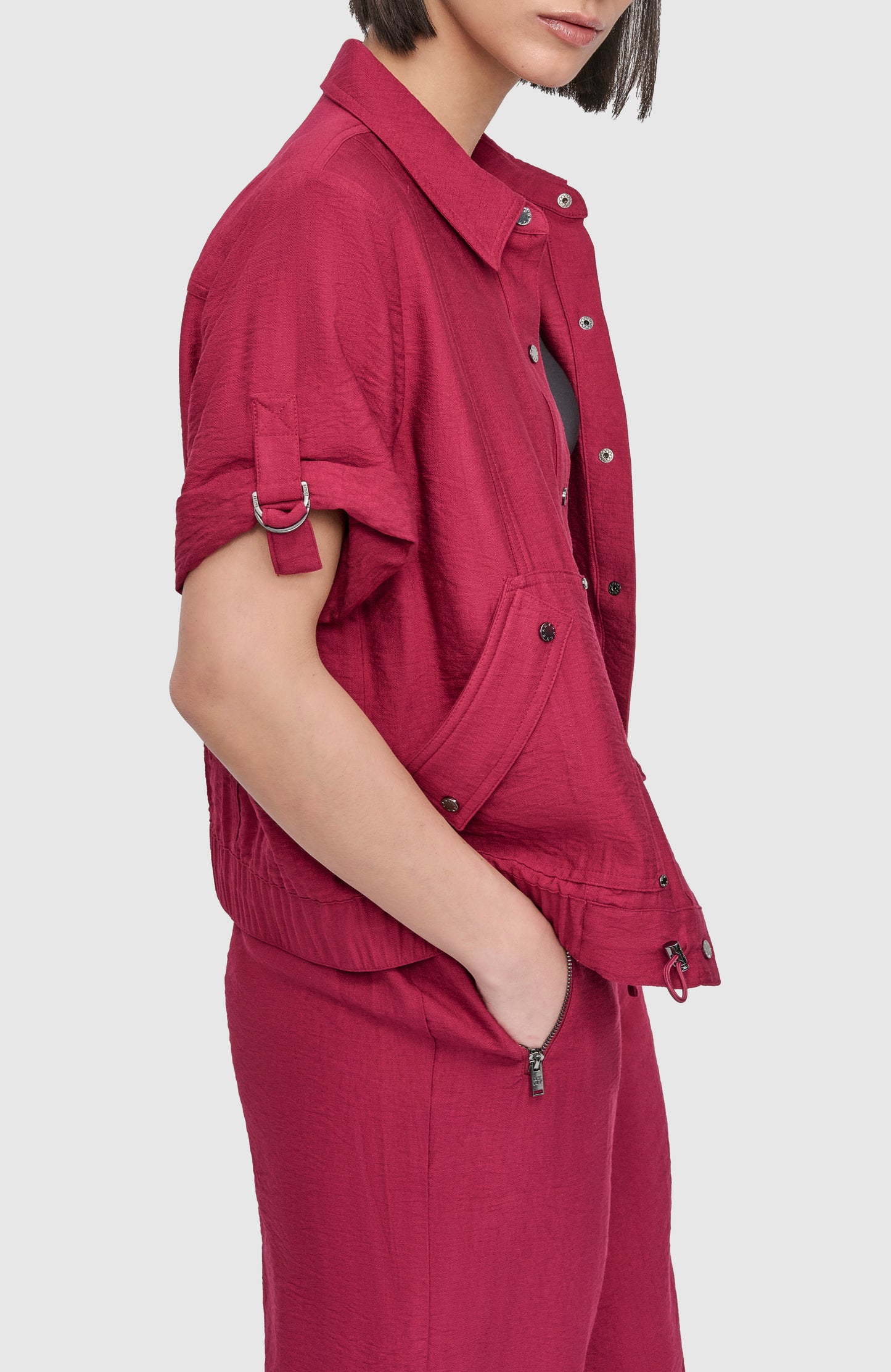 Short-Sleeved Overshirt