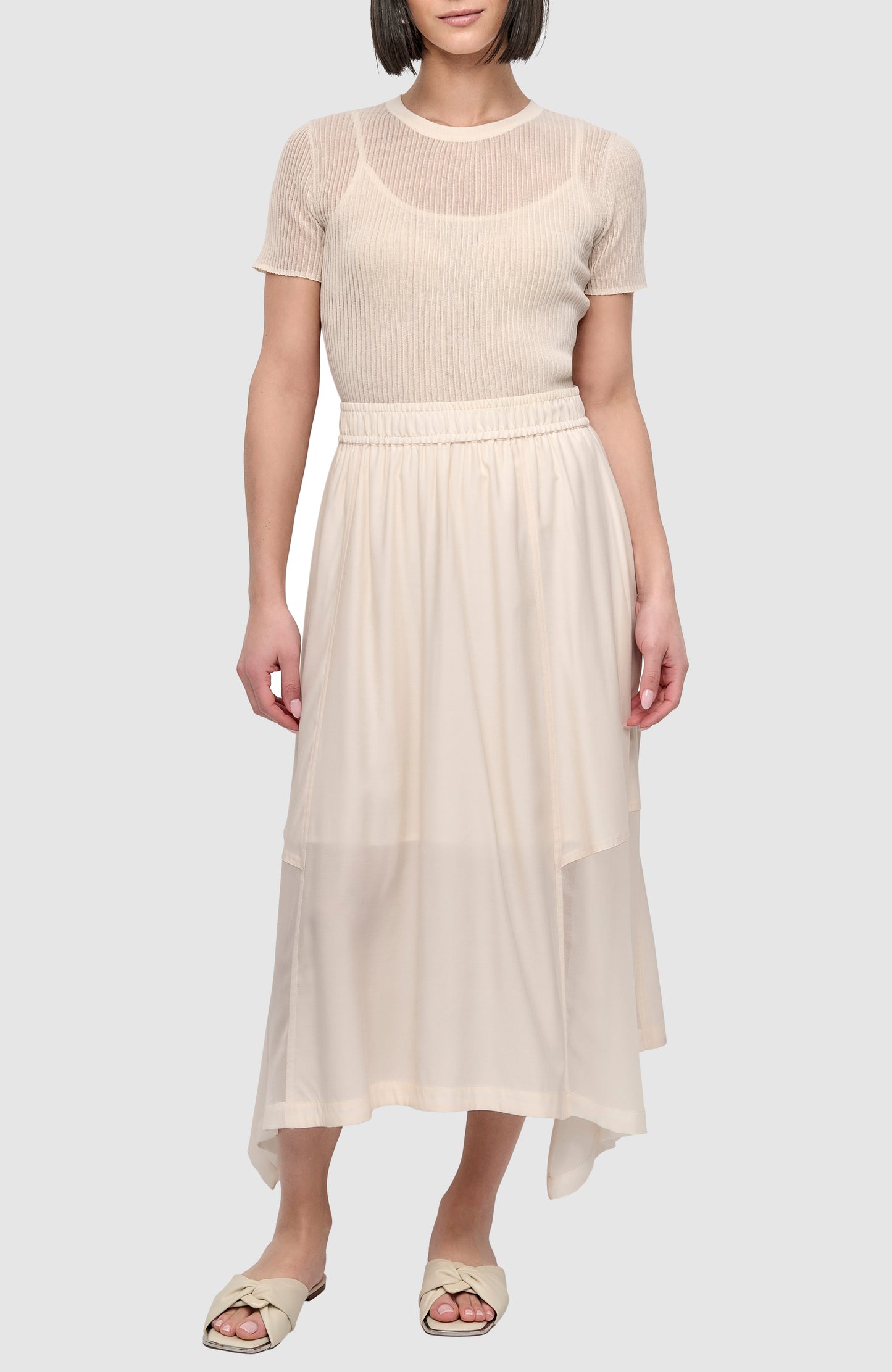 HANDKERCHIEF HEM SKIRT