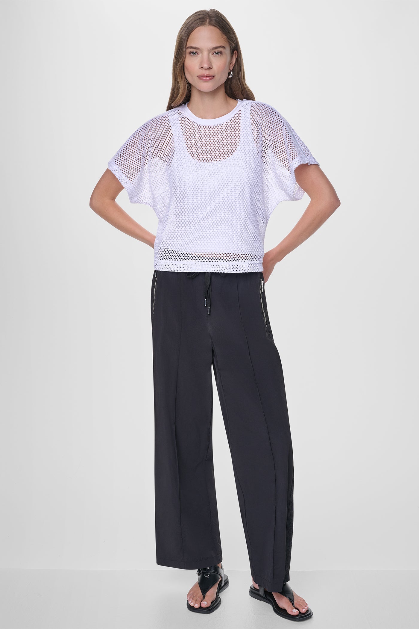 MESH LOGO TEE