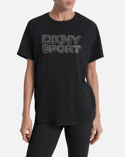 RHINESTONE SHORT SLEEVE TEE