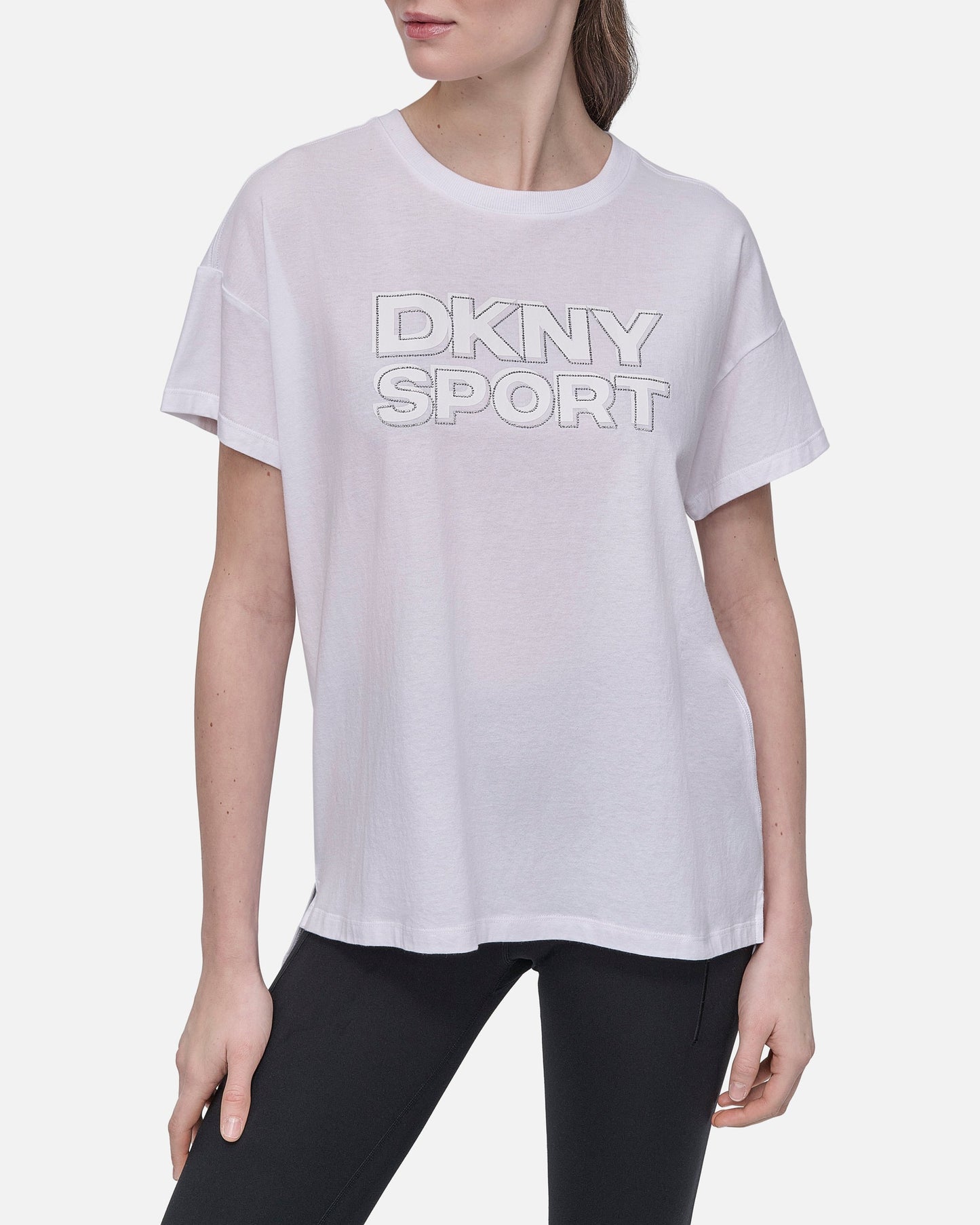 RHINESTONE SHORT SLEEVE TEE