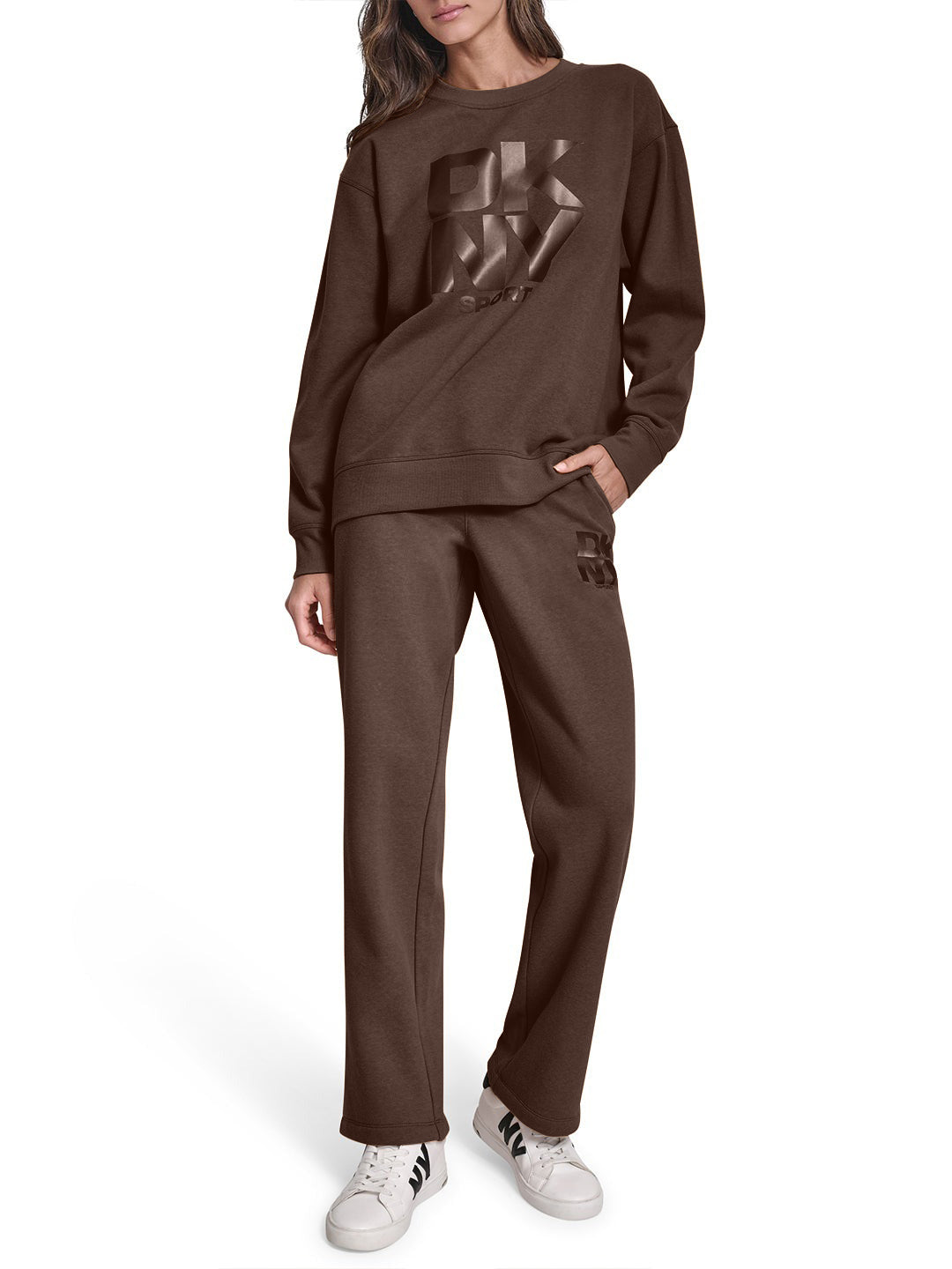 DKNY LG CREW NECK SWEATSHIRT