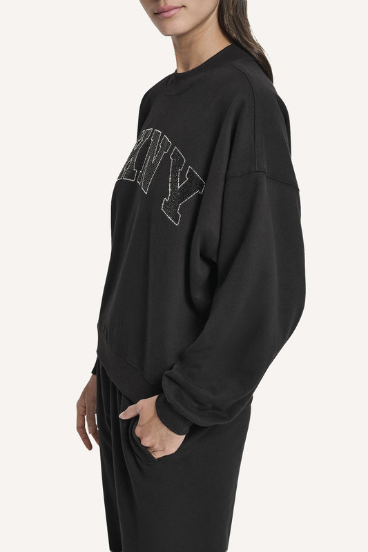 RHINESTONE LG HIGH NECK SWEATSHIRT