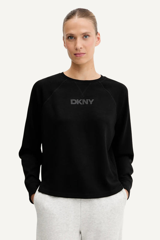 CREW NECK LOGO SWEATER
