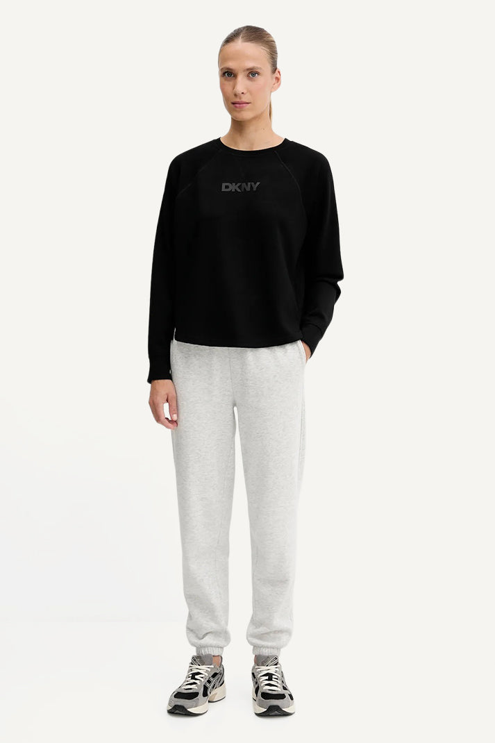 CREW NECK LOGO SWEATER