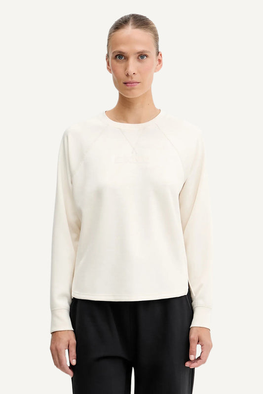 CREW NECK LOGO SWEATER