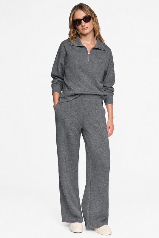HALF ZIP SWEATER