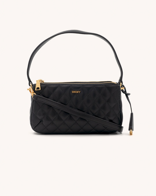 TRINA DOUBLE ZIP SMALL CROSSBODY BAG