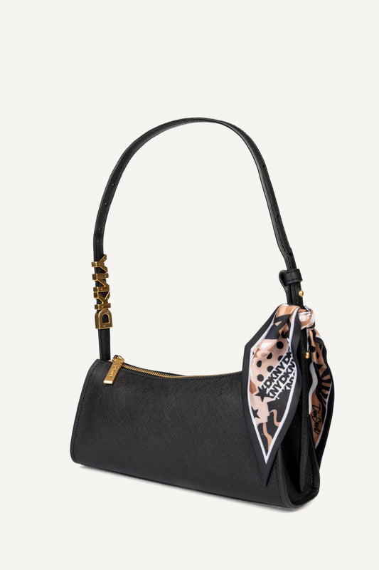 DKNY X DINA SAADI AVRIL TOP ZIP SHOULDER BAG