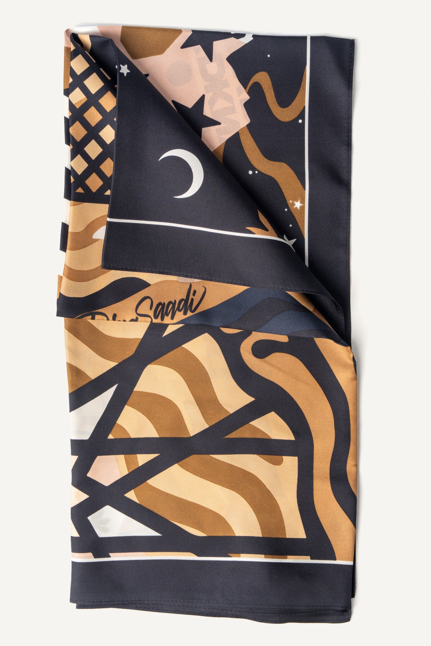 DKNY X DINA SAADI SQUARE RAMADAN SCARF