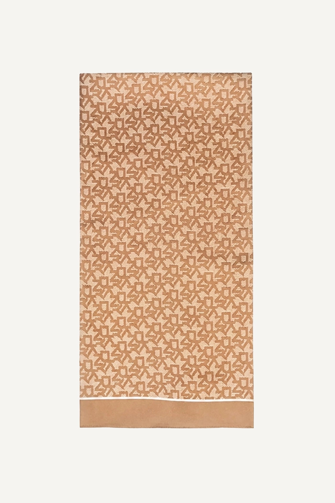 OBLONG BLOCK LOGO SCARF