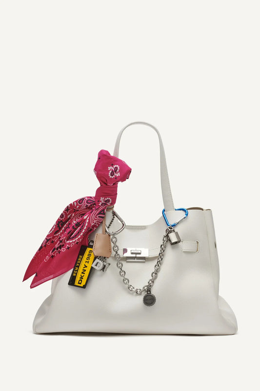 BRYAR LARGE SATCHEL WITH CHARMS