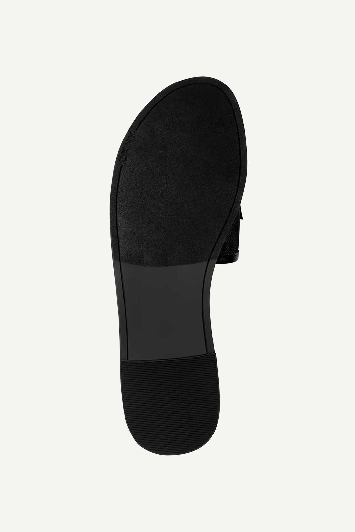 حذاء رين مسطح بحزام خلفي بقصة عريضة