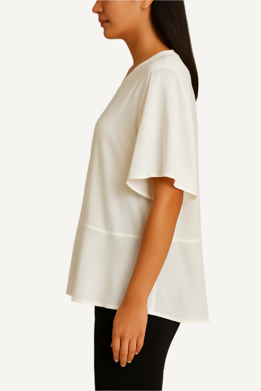 FLUTTER SLEEVE TOP