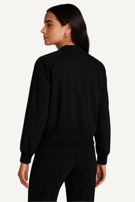 LONG-SLEEVED BOMBER JACKET