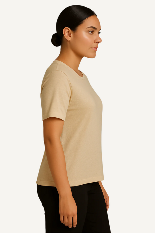 SHORT-SLEEVED CREW NECK T-SHIRT