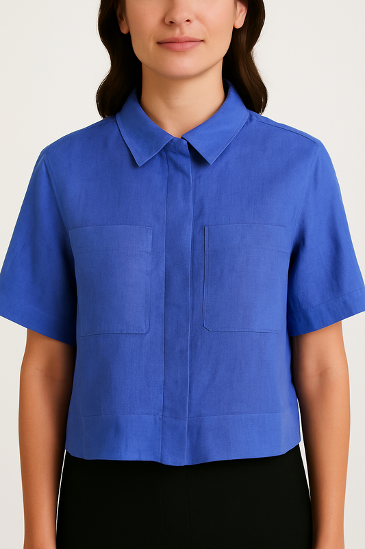 S/S BTN DOWN SHIRT W