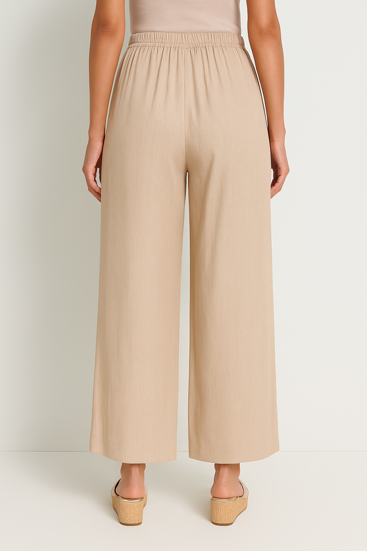 PULL ON WIDE LEG PANT
