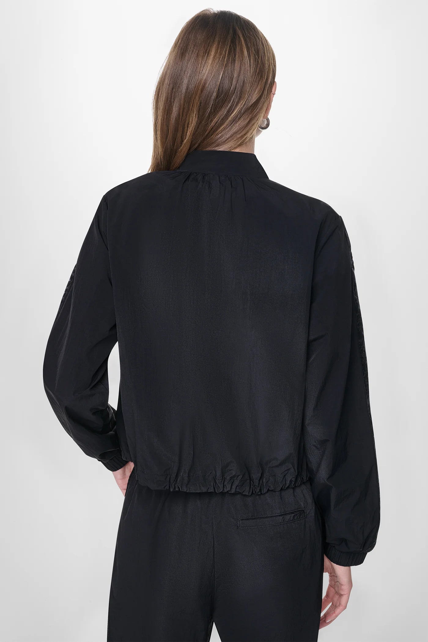 LONG SLEEVE LOGO TRIM RUMPLE