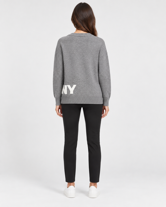 LONG SLEEVE PINS  PATCHES CARDIGAN