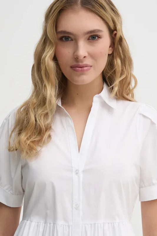 BUTTON FRONT POPLIN