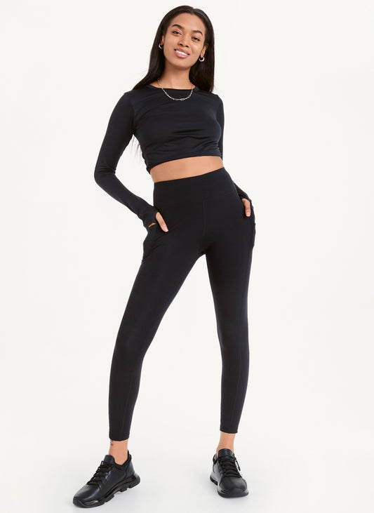 2 Tone Seamless Short Sleeve Hug & Lift Tight
