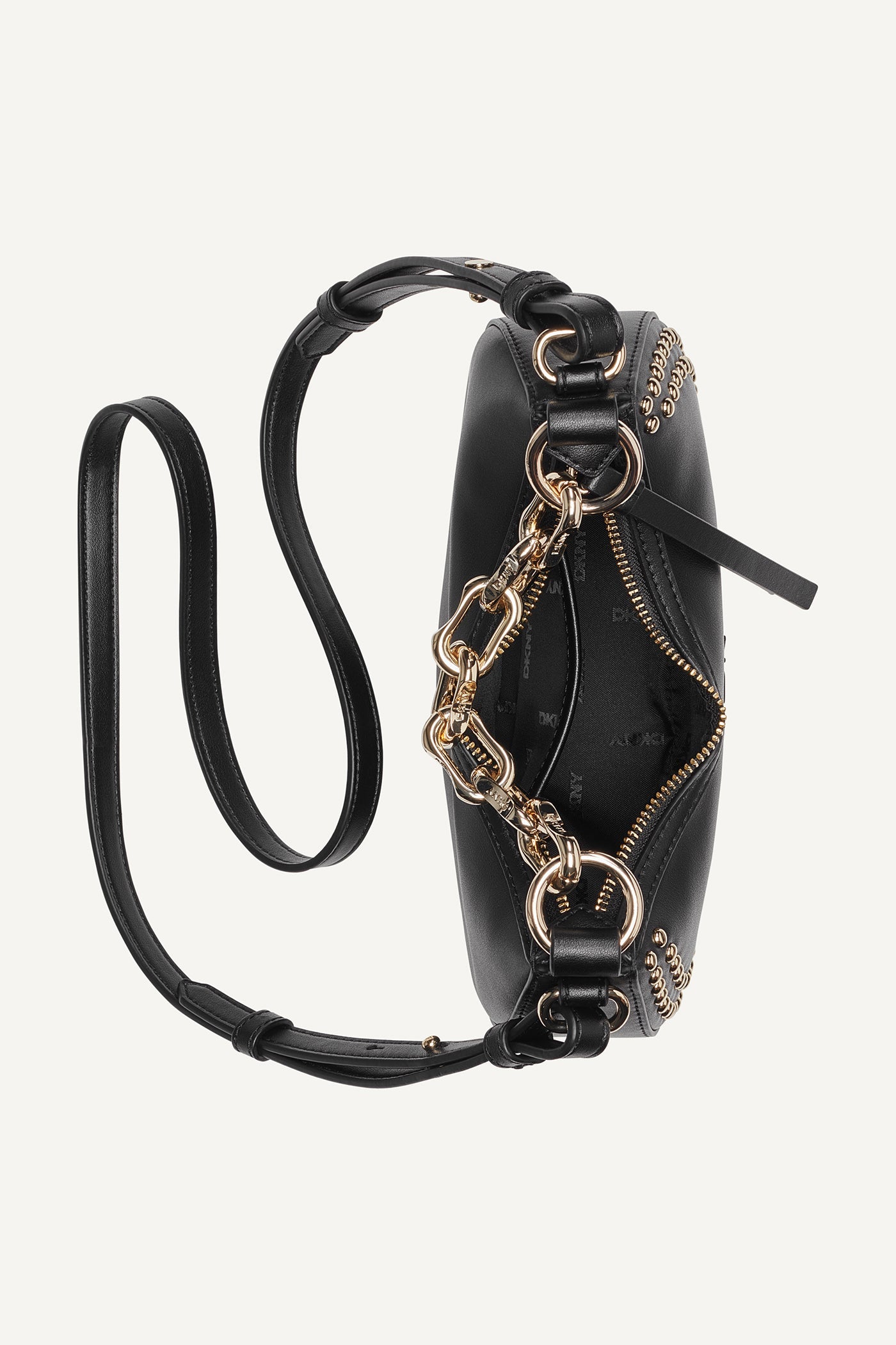 LES MINI STUDDED CHAIN SHOULDER BAG