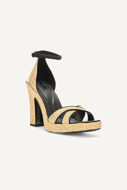 LINDA ANKLE STRAP BLOCK HEELS