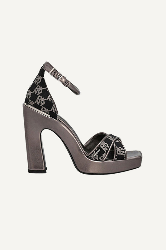 LINDA ANKLE STRAP BLOCK HEELS